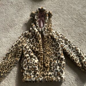 Tucker and Tate girls faux fur jacket with ear detail